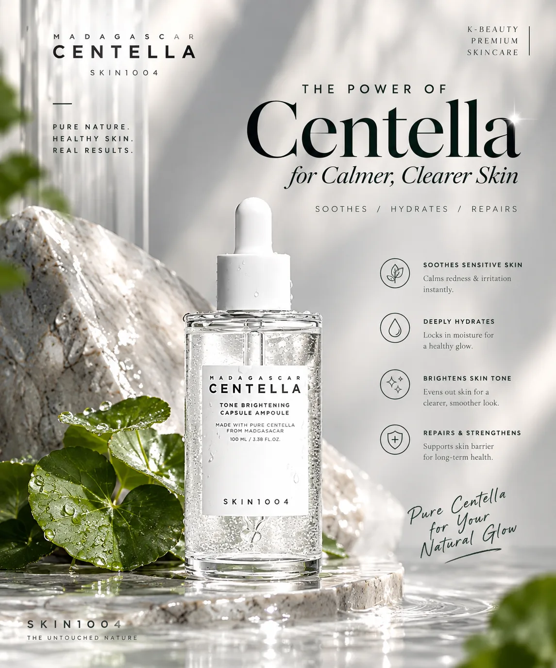 SKIN1004 Madagascar Centella Tone Brightening Capsule Ampoule – 30ml