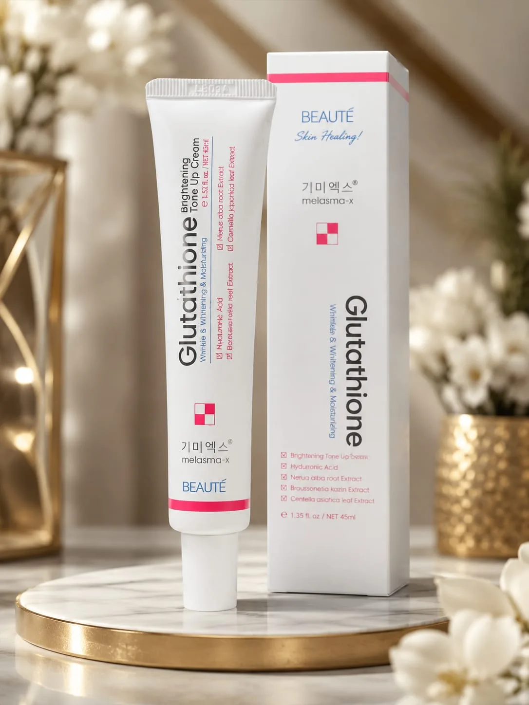 BEAUTE Melasma-X Glutathione Brightening Tone Up Cream (45Ml)
