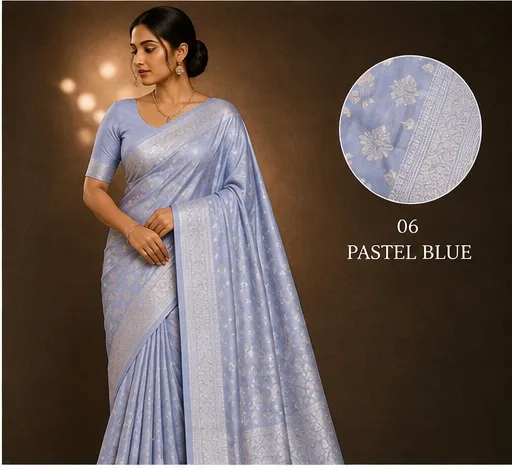 ✨ Premium Jamdani Silk Saree