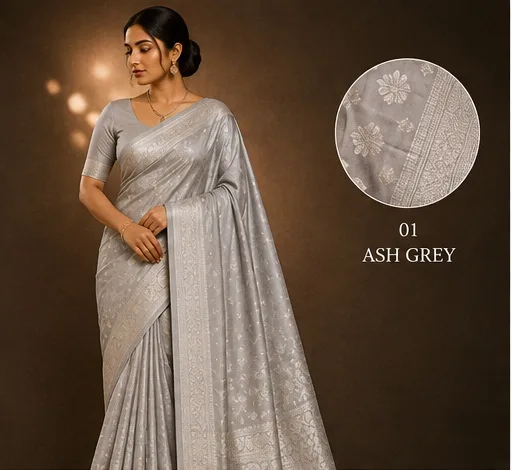 ✨ Premium Jamdani Silk Saree