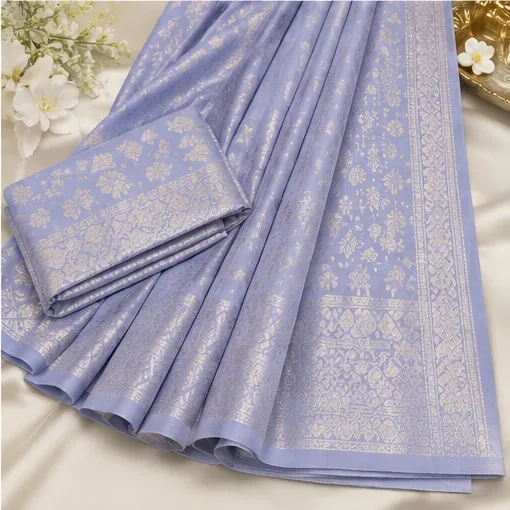 ✨ Premium Jamdani Silk Saree