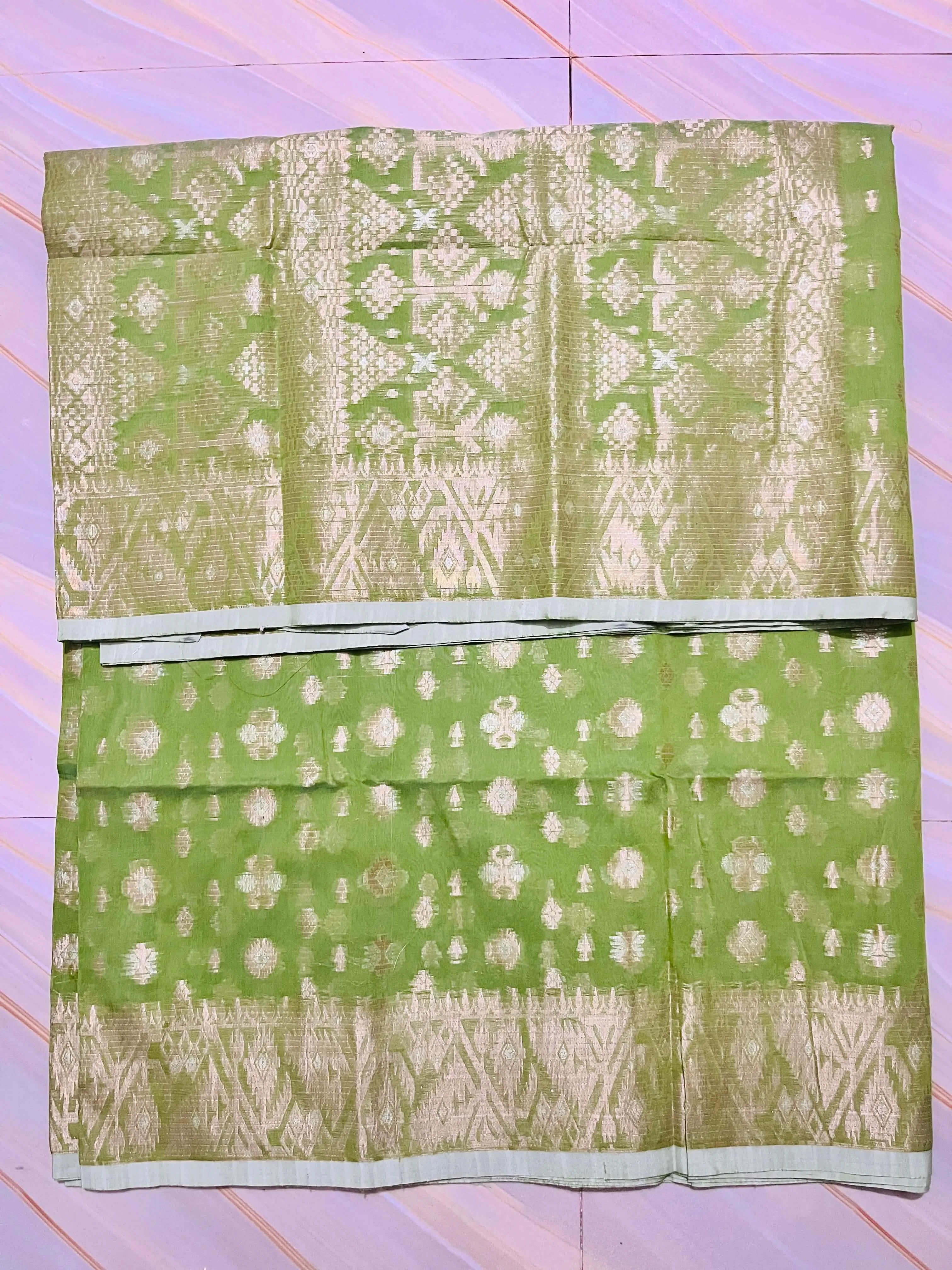 ✨ Premium Jamdani Silk Saree