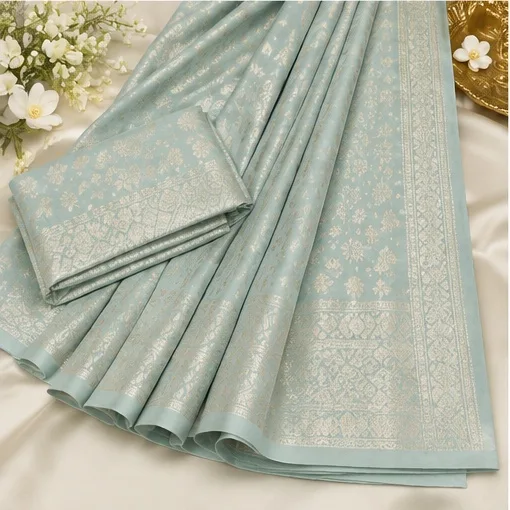 ✨ Premium Jamdani Silk Saree